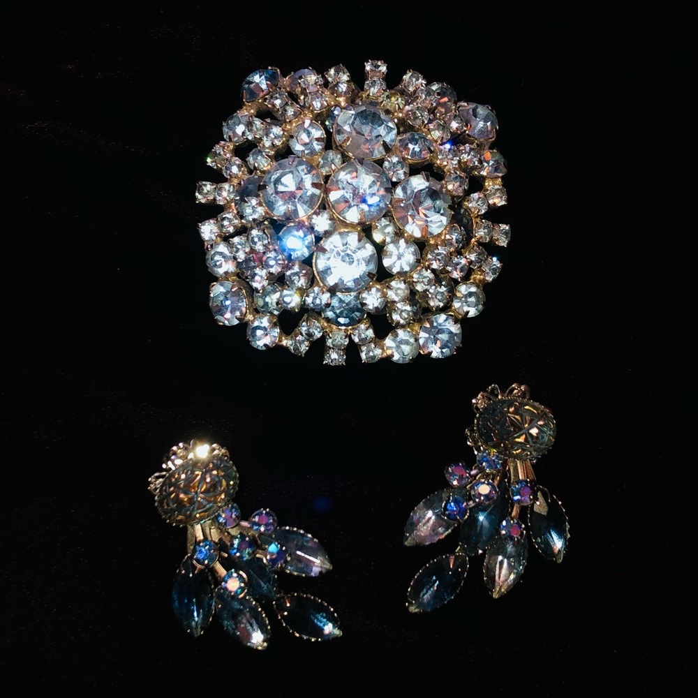 Blue Rhinestone Jewelry set 💎